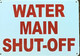 HPD WATER MAIN SHUT-OFF