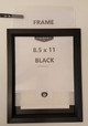 Sign Black Elevator Inspection Certificate Frame