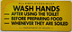 HPD Sign NYC All employee must wash hands