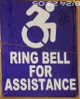 HPD Sign Ring Bell for ASSITANCE