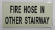 GLOW IN THE DARK FIRE HOSE IN OTHER STAIRWAY HEAVY DUTY