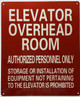 ELEVATOR OVERHEAD ROOM