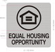 EQUAL HOUSING OPPORTUNITY SYMBOL  Signage