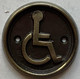 Wheelchair accessible symbol-CAST aluminum  Signage