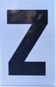 Apartment Number  Signage - Letter Z