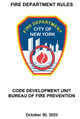 Fire department rules 2023