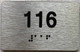 unit 116 sign