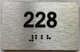 apt 228 sign