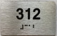 unit 312 sign