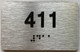 suite 411 sign