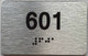 ada apartment number sign silver