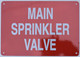 Main Sprinkler Valve