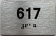 ada apartment number sign silver