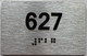 apt number sign silver 627