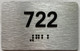 ada apartment number sign silver