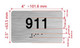 apt 911 sign