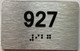 unit 927 sign