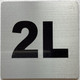 Apartment number 2L  - UNIT NUMBER 2L  (SILVER, DOUBLE SIDED TAPE) -Broadway Line