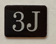 Mailbox Number Unit 3J