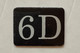 Mailbox Number Apt 6D