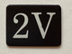Mailbox Number Unit 2V