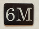 Mailbox Number Unit 6M
