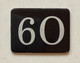 Mailbox Number Unit 6O