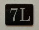 Mailbox Number Unit 7L