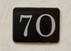 Mailbox Number Unit 7O