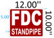 Sign FDC STANDPIPE  -