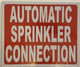 AUTOMATIC SPRINKLER CONNECTION