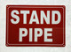 HPD STAND PIPE SIGN