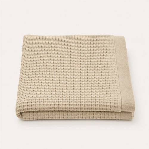 Waffle Cotton Bath Towel
