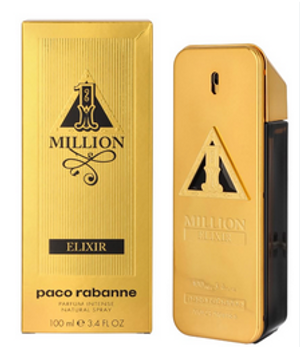 1 Million Elixir, richer than ever before. The raw, hand-picked Turkish Damascena rose, osmanthus flower and wild-grown tonka beans make this masterpiece composition one to be remembered. The intoxicating scent of davana apple fuses with the scent of smooth woods and black vanilla seeds. Sensuality meets long-lasting power with 1 Million Elixir.
KEY NOTES:
Top Notes: Davana Apple.
Middle Notes: Rose Damascena, Osmanthus, Cedarwood.
Bottom Notes: Vanilla Absolute, Tonka Bean, Patchouli.
1 Million Elixir PARFUM Intense by Paco Rabanne, 3.4oz 1 Million Elixir, richer than ever before. The raw, hand-picked Turkish Damascena rose, osmanthus flower and wild-grown tonka beans make this masterpiece composition one to be remembered. The intoxicating scent of davana apple fuses with the scent of smooth woods and black vanilla seeds. Sensuality meets long-lasting power with 1 Million Elixir.
KEY NOTES:
Top Notes: Davana Apple.
Middle Notes: Rose Damascena, Osmanthus, Cedarwood.
Bottom Notes: Vanilla Absolute, Tonka Bean, Patchouli.
1 Million Elixir PARFUM Intense by Paco Rabanne, 3.4oz