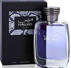 Hawas for Him by Rasasi is a Aromatic Aquatic fragrance for men.

Top Notes: Apple, Bergamot, Lemon and Cinnamon

Middle Notes: Watery Notes, Plum, Orange Blossom and Cardamon

Base Notes: Ambergris, Musk, Patchouli and Driftwood




Hawas for Him by Rasasi 3.4oz, Eau de Parfum
