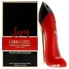 Fun, fabulous and fearless, Very Good Girl is a bold new interpretation of the iconic Good Girl scent. Evolving Carolina Herrera's vision of the duality of the modern woman, this irresistible floral fragrance will walk straight into your heart with its seductive rose scent and red-hot design. Very Good Girl takes you on a surprising olfactive journey, starting with top notes of playfully mischievous redcurrant and exotic lychee, leading to a seductive heart of rose. Vetiver and vanilla notes provide a surprising and contemporary finish.

Top Notes: Redcurrant, Lychee

Middle Notes: Rose

Bottom Notes: Vetiver, Vanilla

Carolina Herrera Very Good Girl, 1.7oz EDP