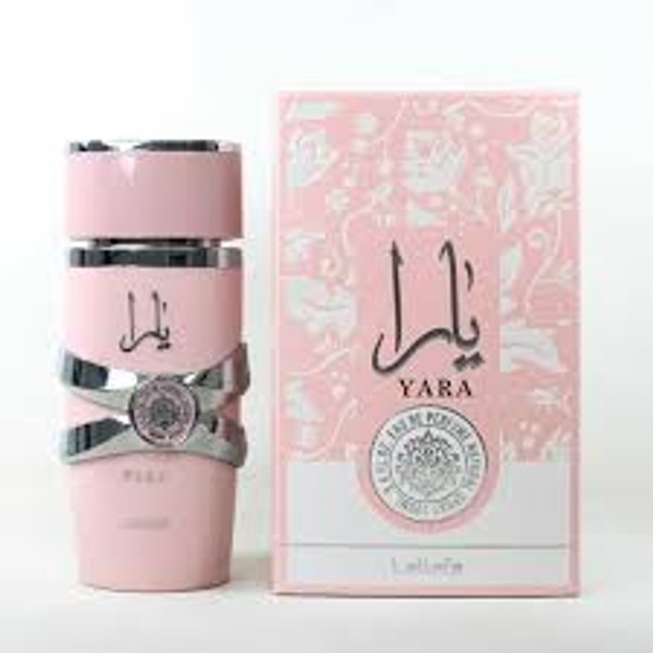 Yara by Lattafa Perfumes is a Amber Vanilla fragrance for women. Yara was launched in 2020. Top notes are Heliotrope, Orchid and Tangerine; middle notes are Gourmand Accord and Tropical Fruits; base notes are Vanilla, Musk and Sandalwood.