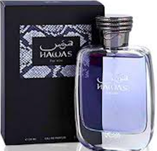 Hawas for Him by Rasasi is a Aromatic Aquatic fragrance for men.

Top Notes: Apple, Bergamot, Lemon and Cinnamon

Middle Notes: Watery Notes, Plum, Orange Blossom and Cardamon

Base Notes: Ambergris, Musk, Patchouli and Driftwood




Hawas for Him by Rasasi 3.4oz, Eau de Parfum