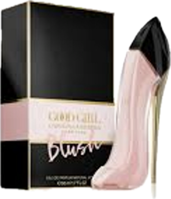 Good Girl Blush Eau de Parfum by Carolina Herrera is a fresh and floral explosion of contrasts that forms a powdery expression of femininity. This radiant woman's perfume is a re-invention of the iconic Good Girl scent.

Housed in a blush-pink stiletto, Good Girl Blush reveals the multifaceted nature of modern womanhood with a double dose of vanilla and the pastel romanticism of peony, evoked with two forms of ylang ylang and upcycled rosewater.

FRAGRANCE FAMILY: Fresh Floral

KEY NOTES: 

Top: Bergamot, Mandarin

Middle: Ylang Ylang, Peony

Base: Vanilla Absolute, Tonka Bean

INGREDIENT HIGHLIGHTS: 90% of ingredients are of natural origin. Clean ingredients: formulated without parabens, sulfates, mineral oils, silicone, petroleum & phthalates.

Carolina Herrera Good Girl Blush Eau De Parfum, 2.7oz