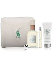 !!New!! Polo Earth 3pc Set by Ralph Lauren, Eau de Toilette

Introducing the new Polo Earth Eau de Toilette, a gender-neutral, 97% natural-origin fragrance with a light, luxurious scent. This unisex fragrance blends bright citrus, fresh lavender and rich sage to create an understated, timeless scent. It uses only plant-based alcohol and is formulated with no animal-derived ingredients, parabens, sulfates, mineral oils, silicone, petroleum or phthalates.

GIFT SET INCLUDES: Eau de Toilette Spray, 3.4 oz. Hand & Body Lotion, 1.7 oz. Eau de Toilette Travel Spray, 0.33 oz.

FRAGRANCE FAMILY: Citrus Floral

KEY NOTES:

Top Notes: Bergamot, Green Mandarin, Neroli

Middle Notes: Orange Flower, Diva Lavender, Rose Absolute, Clary Sage

Bottom Notes: Musk Accord, Cedarwood, Vetiver

HOW TO USE: Eau de Toilette: Spray on pulse points, including wrists, neck and chest, wherever you feel a heartbeat Hand & Body Lotion: Use all over to moisturize and refresh your skin
