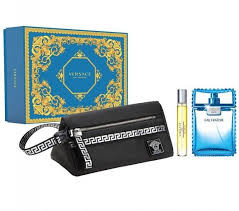 Refresh your senses with the refined elegance of Versace's Man Eau Fraiche in this stylish gift set. A lively blend of citrus, bergamot, and rosewood, enriched with hints of amber and musk, creates a crisp, energizing fragrance that’s both sophisticated and refreshing. The perfect gift for someone special or a treat for yourself.

Versace Eau Fraiche 3PC W/TROUSSE BAG

-3.4oz Eau de Toilette

-.33oz Eau de Toilette

-Trousse Bag (style may vary)