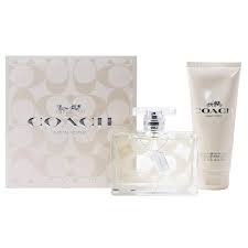 This gift set inlcudes a 3.3 oz Eau De Parfum Spray and a 3.3 oz Body Lotion. The first fragrance from Coach embodies the many personalities of the classic Coach woman: timeless, chic and sophisticated with it's soft floral scent.

2pc Coach Signature New York Gift Set 3.3oz Eau De PARFUM & 3.3oz Body Lotion