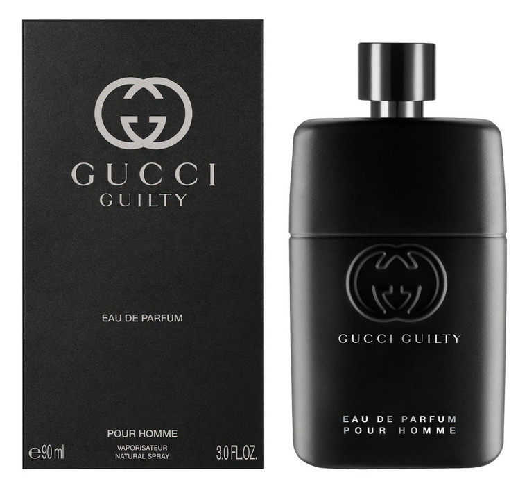 Layerable scent: Woody & Earthy

Fragrance Family: Warm & Spicy

Scent Type: Woody Spices

Key Notes: Fresh Rose, Hot Chili Pepper, Cedarwood

Fragrance Description: Suggestive and unexpected, Gucci Guilty Pour Homme Eau de Parfum is a woody, aromatic, spicy fragrance created to provoke. Rose and chili pepper create an unexpected and invigorating retro vibe, while patchouli and cedarwood accentuate fragrance's richness and sensuality.

Gucci Guilty Pour Homme, Eau de Parfum 3oz