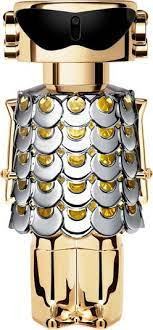 Fragrance Family: Floral

Scent Type: Warm Floral

Key Notes: Mango, Jasmine, Incense

Fragrance Description: FAME Eau de Parfum has top notes of mango and bergamot, heart notes of jasmine and incense, and base notes of sandalwood and vanilla.

This is a truly irresistible scent radiating joy and audacious sensuality. It is made in France, 90 percent natural origin, and 100 percent crafted in Grasse from sustainable ingredients.About the Bottle: This is an ultra-desirable, daring piece of design. It is a quintessential expression of the brand's avant-garde style, reprising some of Paco Rabanne's most iconic codes.

As precious as a piece of jewelry, as covetable as the 1969 bag, and as playful as the ultra-modern chainmail dress that has been worn by so many iconic women before her, this is FAME in a bottle.

About the Fragrance: FAME Eau de Parfum is the covetable new feminine fragrance by Paco Rabanne. It is playful, sensual, and empowered. The quintessence of avant-garde luxury, this perfume is a blend of exceptionally pure jasmine, succulent mango, and an addictively sensual, creamy incense.

Fame by Paco Rabanne, Eau de Parfum 2.7oz