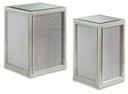 Traleena - Nesting End Tables (Set of 2) - Silver Finish