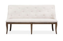Roxbury Manor - Bench With Upholstered Seat and Back - Homestead Brown
