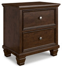 Danabrin - Two Drawer Nightstand - Brown