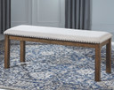 Moriville - Upholstered Bench - Beige