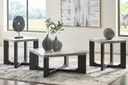 Sharstorm - Occasional Table Set (Set of 3) - Two-tone Gray