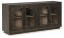 Dreley - Accent Cabinet - Grayish Brown